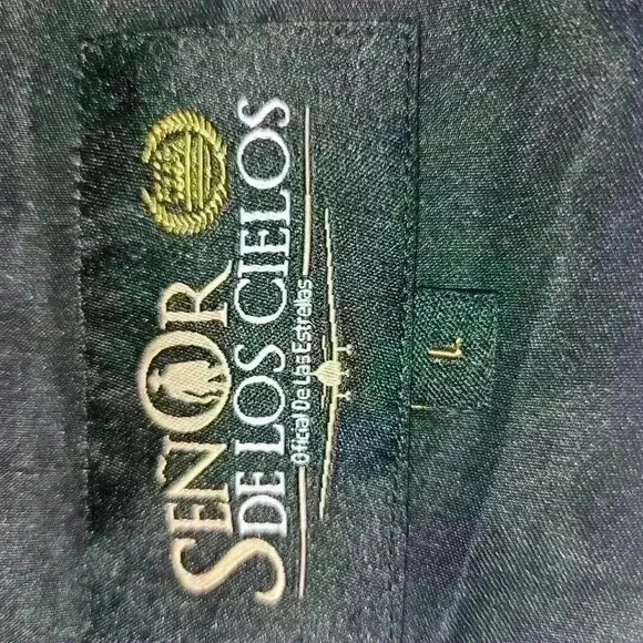 Senor de Los Cielos Mens Button Up Dress Shirt Size L - Picture 14 of 15